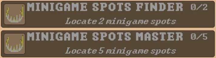 minigame spots