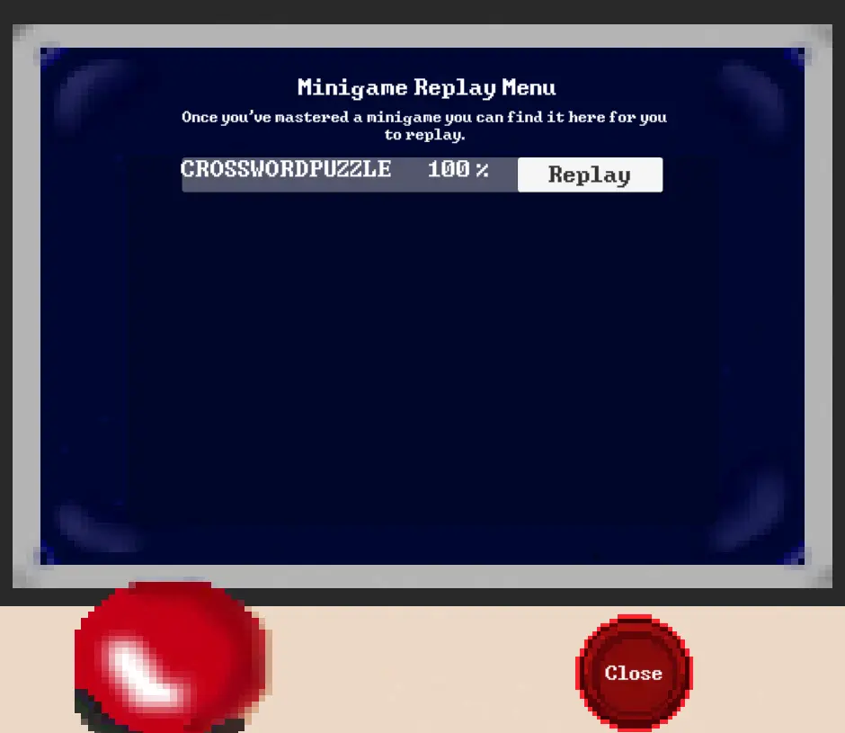 Replay Menu Ui