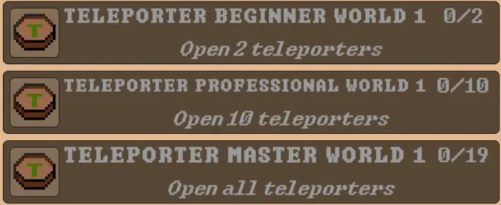 unlock teleporter