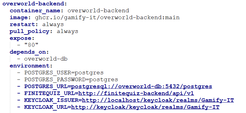 Docker container syntax