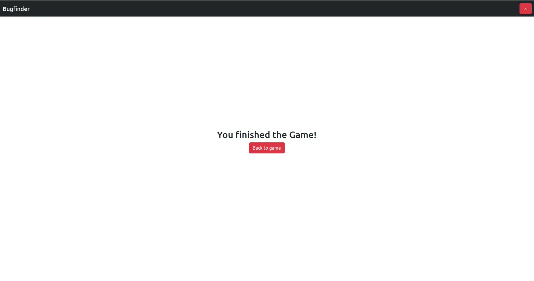 feedback screenshot