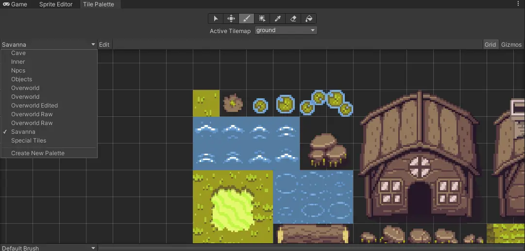 select tilemap