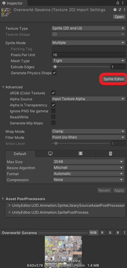 sprite editor
