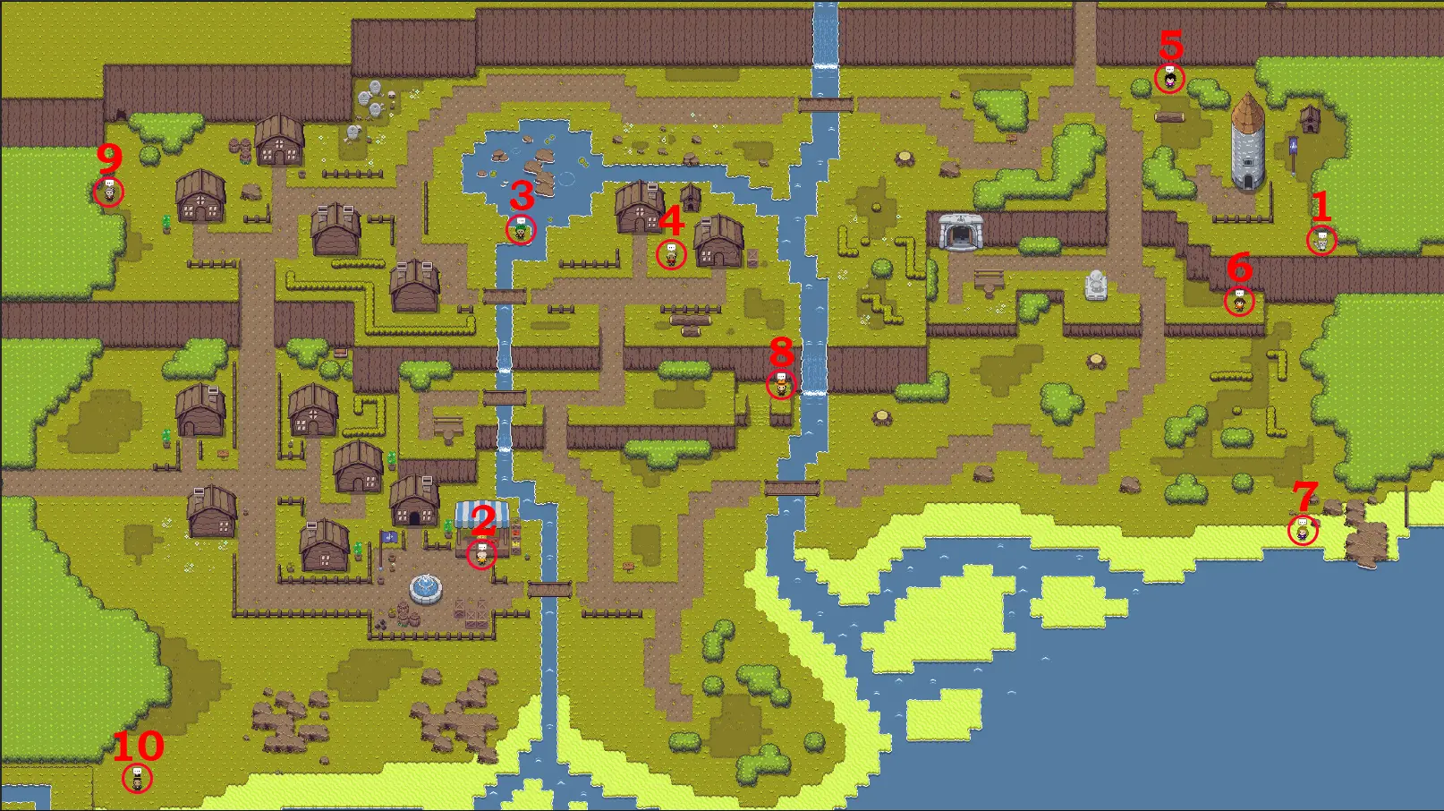 world 1 NPCs
