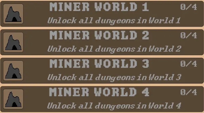unlock dungeons