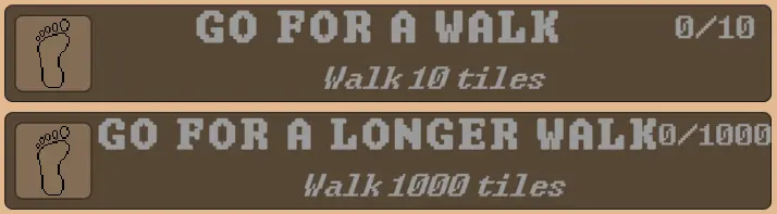 walk achievement